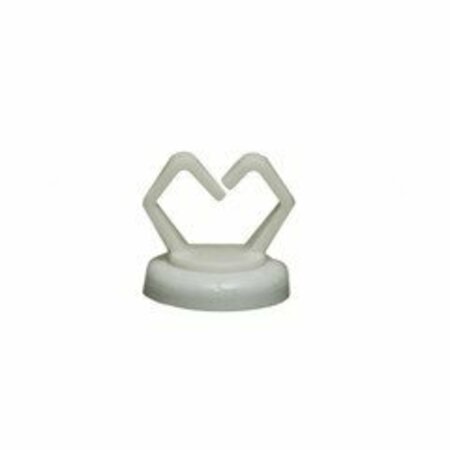 SWE-TECH 3C 1/2 inch White Magnetic Cbl Holder, Strong Polymer Cbl Holder, 10 pound pull force, UL Listed, 10PK FWT30MA-19201